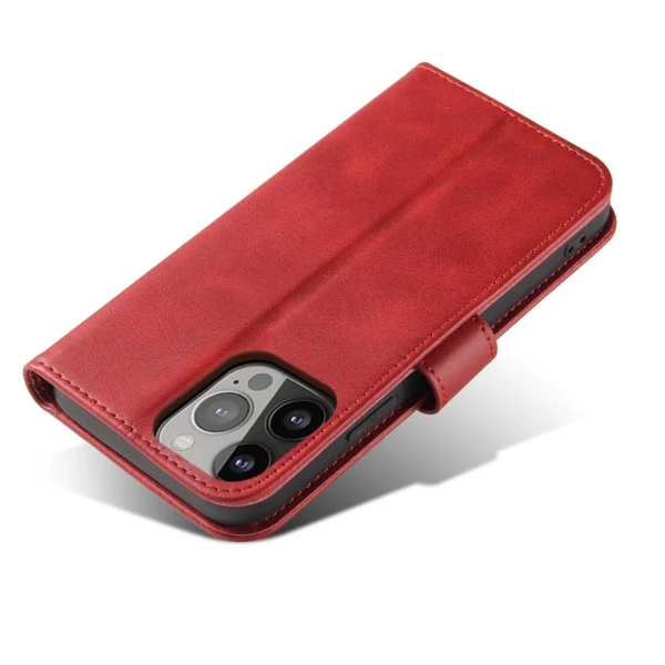 Magnet Case case for Samsung Galaxy S23 cover with flip wallet stand red