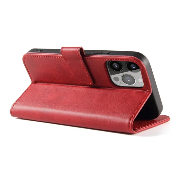 Magnet Case case for Samsung Galaxy S23+ flip cover wallet stand red