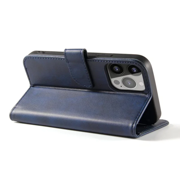 Magnet Case for Samsung Galaxy S23 Ultra Cover with Flip Wallet Stand Blue