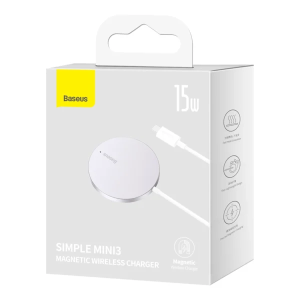 Baseus Simple Mini3 induction charger 15W silver