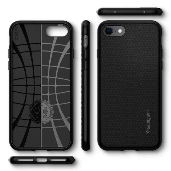 Spigen Liquid Air Case for iPhone 7 / 8 / SE 2020 / SE 2022 - Black