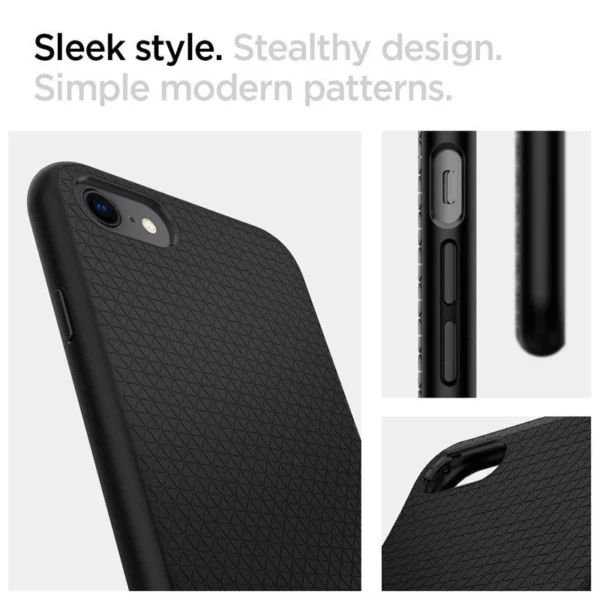 Spigen Liquid Air Case for iPhone 7 / 8 / SE 2020 / SE 2022 - Black