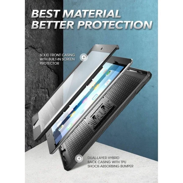 Supcase UNICORN BEETLE PRO IPAD 10.2 2019/2020/2021 BLACK