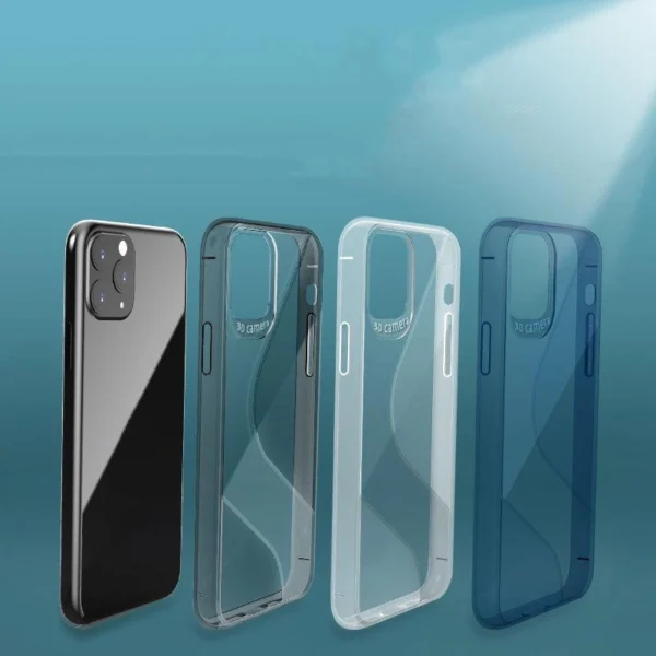 S-Case Flexible Cover TPU Case for P40 Lite E blue