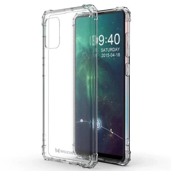 Anti Shock durable case with Military Grade Protection for Samsung Galaxy M51 transparent