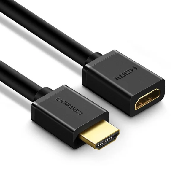 Ugreen HD107 10140 HDMI (Male) - HDMI (Female) 4K Cable 0.5 m - Black