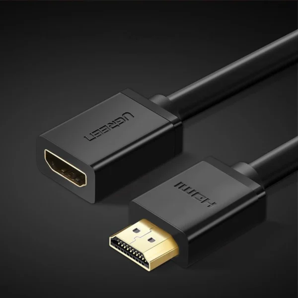 Ugreen HD107 10140 HDMI (Male) - HDMI (Female) 4K Cable 0.5 m - Black