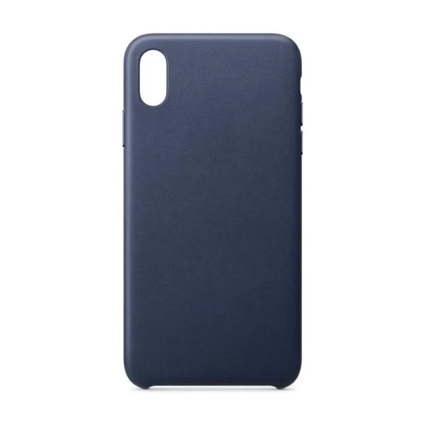 ECO Leather case cover for iPhone 12 Pro Max navy blue