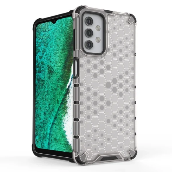 Honeycomb Case armor cover with TPU Bumper for Samsung Galaxy A32 5G green