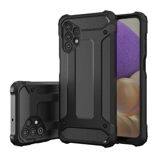 Hybrid Armor Case Tough Rugged Cover for Samsung Galaxy A32 5G golden