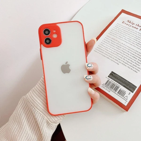 Milky Case silicone flexible translucent case for Xiaomi Redmi 9 red