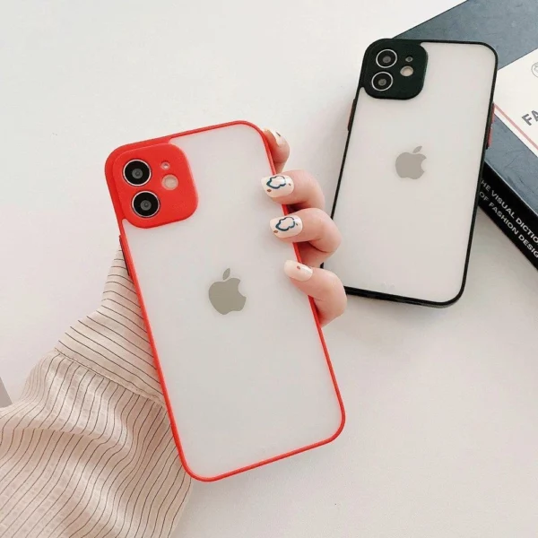 Milky Case silicone flexible translucent case for Xiaomi Redmi 9 red