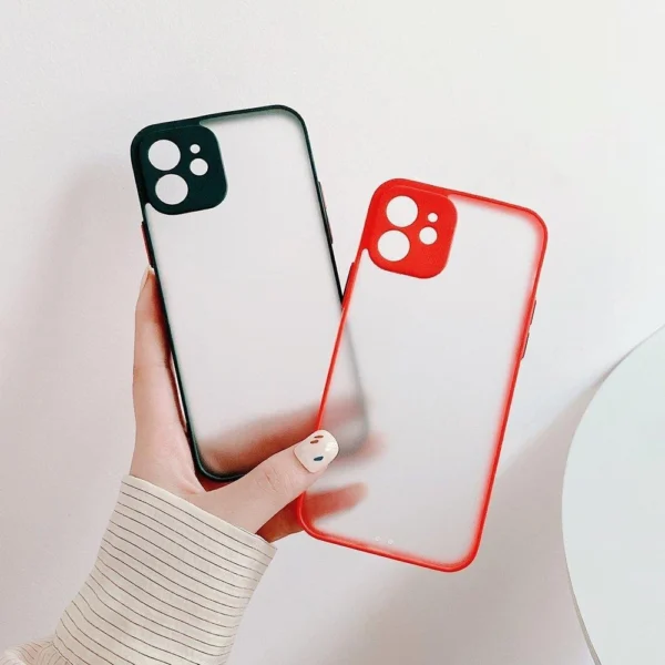 Milky Case silicone flexible translucent case for Xiaomi Redmi 9 red