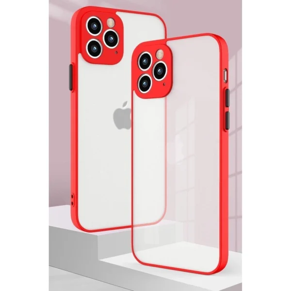 Milky Case silicone flexible translucent case for Xiaomi Redmi 9 red