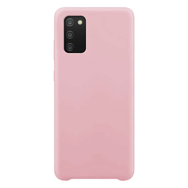 Silicone Case Soft Flexible Rubber Cover for Samsung Galaxy A03s pink