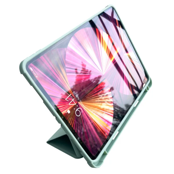 Stand Tablet Case Smart Cover case for iPad Pro 11 ' 2021/2020 with stand function green