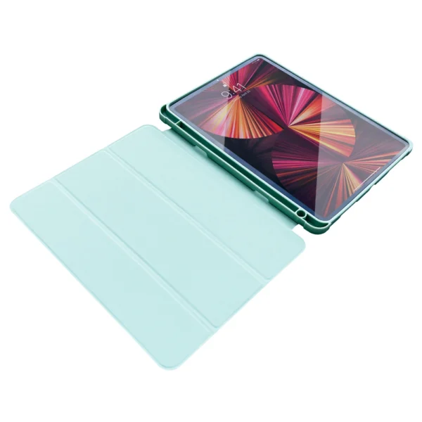 Stand Tablet Case Smart Cover case for iPad Pro 12.9 '' 2021/2020 with stand function green