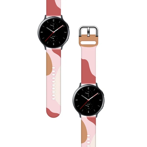 Strap Moro Band For Samsung Galaxy Watch 46mm Silicone Strap Watch Bracelet Pattern 12