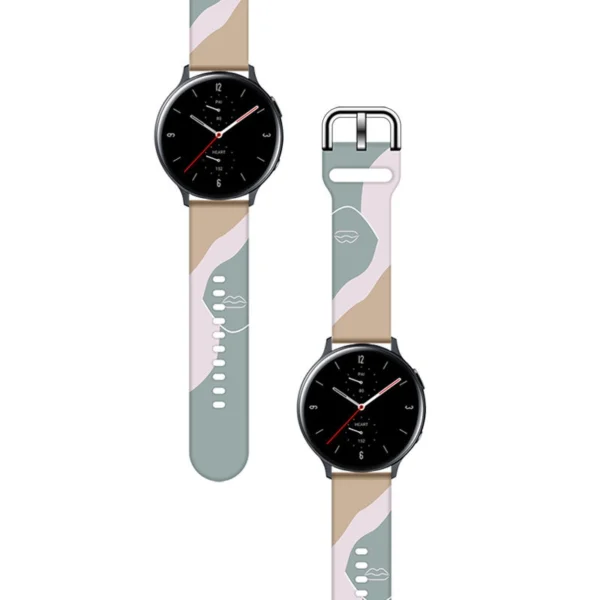 Strap Moro Band For Samsung Galaxy Watch 46mm Silicone Strap Watch Bracelet Pattern 17