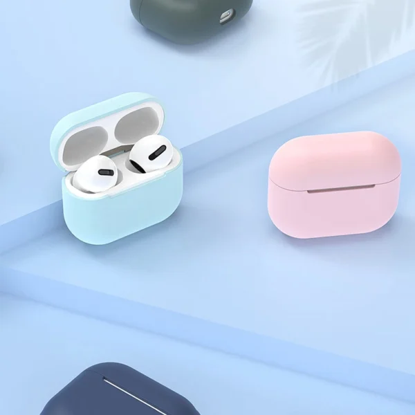 Case for AirPods 3 silicone soft cover for headphones white (case C)