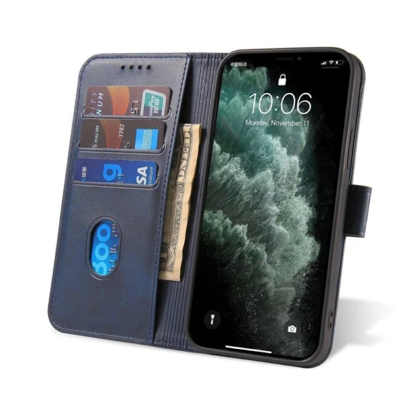 Magnet Case elegant flip cover case with stand function Xiaomi Redmi Note 11 Pro+ 5G (China) / 11 Pro 5G (China) / Mi11i HyperCharge / POCO X4 NFC blue