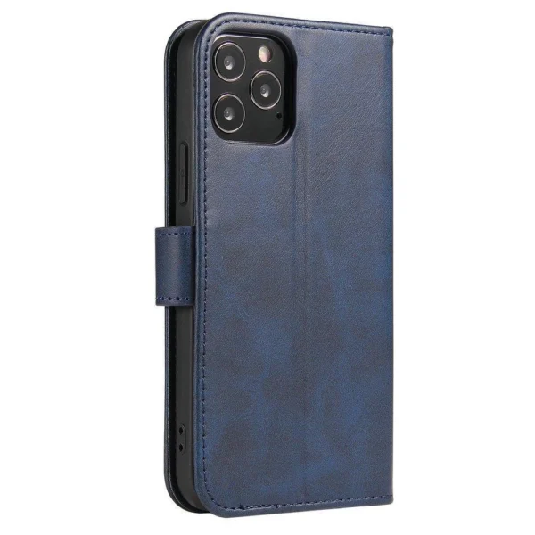 Magnet Case elegant case case cover with a flap and stand function Poco M4 Pro 5G blue