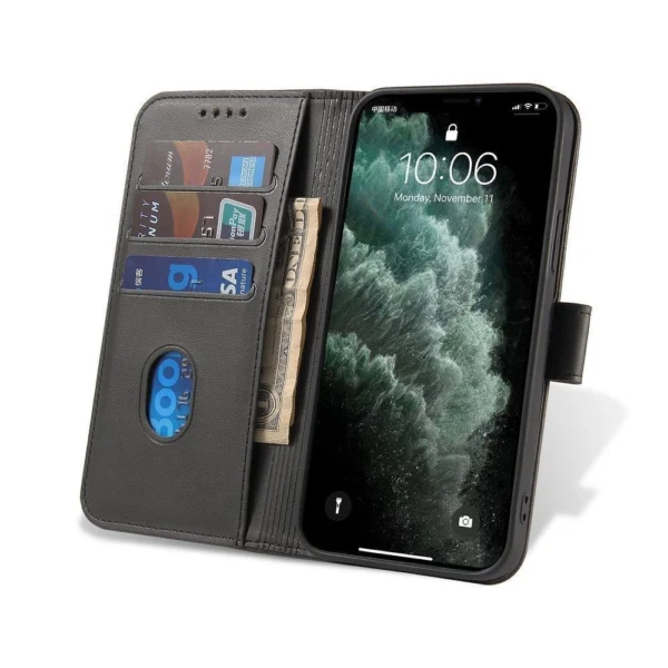 Magnet Case elegant case cover nova 8 black cover with stand function