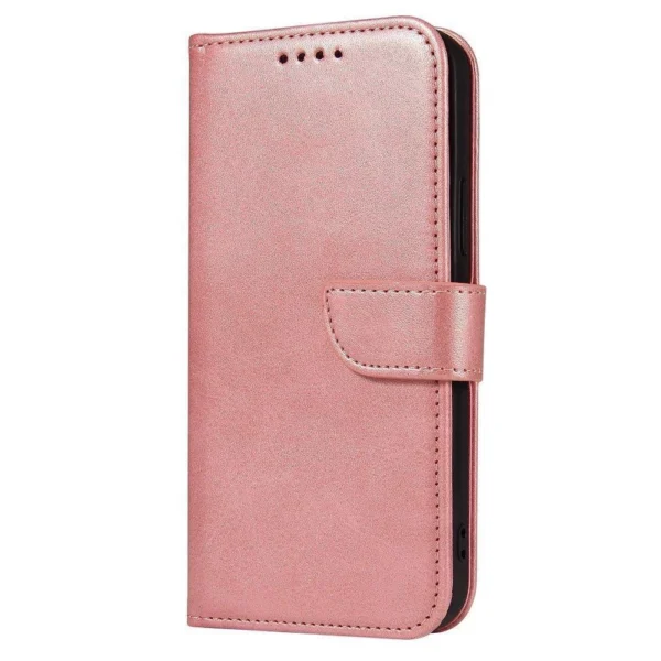 Magnet Case Elegant case cover flip cover with stand function for Xiaomi Redmi Note 11S / Note 11 pink