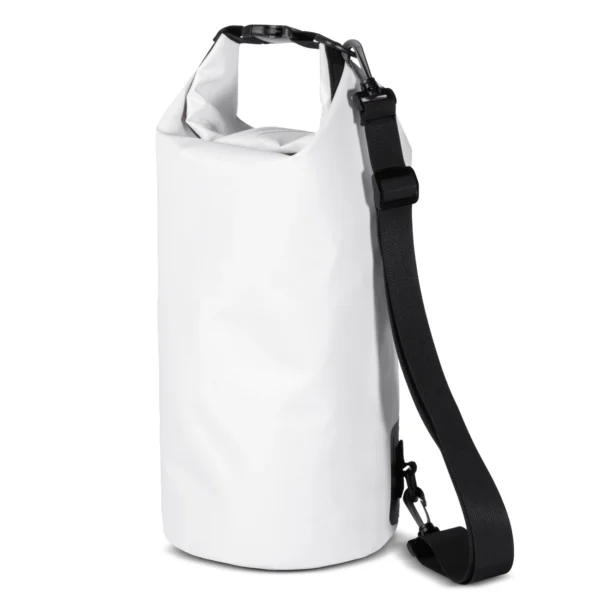 PVC waterproof backpack bag 10l - white