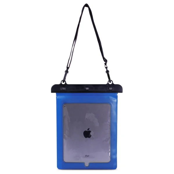 PVC waterproof tablet case - blue