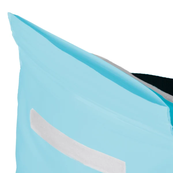 PVC waterproof pouch / waist bag - light blue