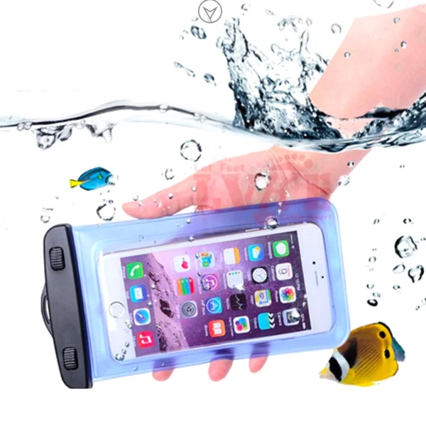 PVC waterproof armband phone case - transparent