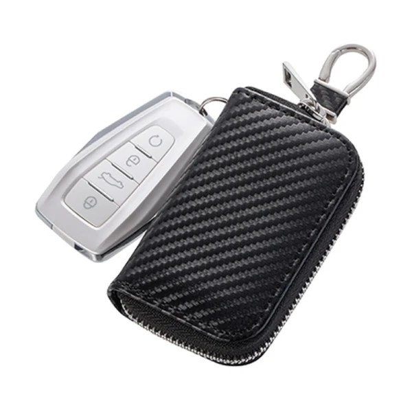 Anti-theft Car Key Case Blocking Radio Waves Faraday Box Faraday Cage Black