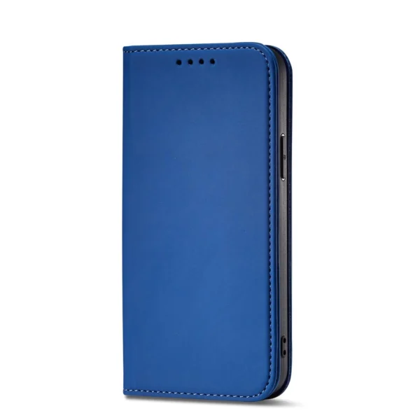 Magnet Card Case for iPhone 12 cover card wallet card stand blue