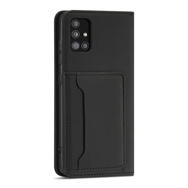 Magnet Card Case Case for Xiaomi Redmi Note 11 Pro Pouch Wallet Card Holder Black