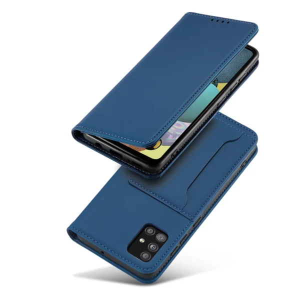 Magnet Card Case for Xiaomi Redmi Note 11 Pro Pouch Card Wallet Card Holder Blue