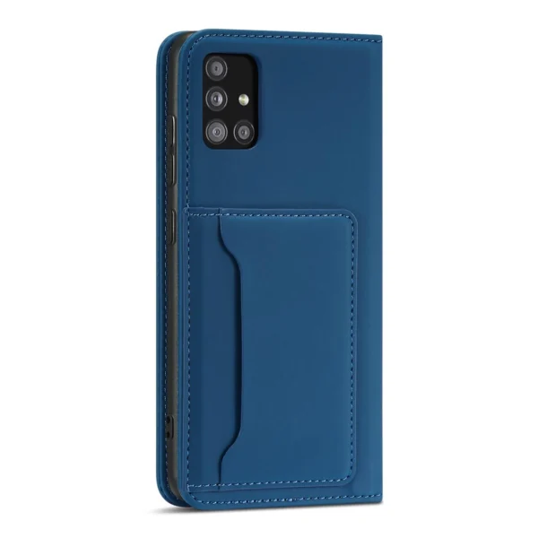 Magnet Card Case for Xiaomi Redmi Note 11 Pro Pouch Card Wallet Card Holder Blue