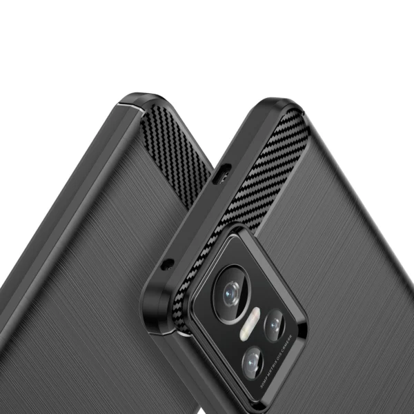 Carbon Case Flexible cover for Realme GT Neo 3 black