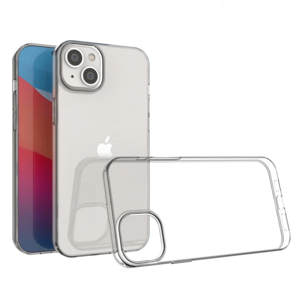 Gel case cover for Ultra Clear 0.5mm iPhone 14 Max transparent