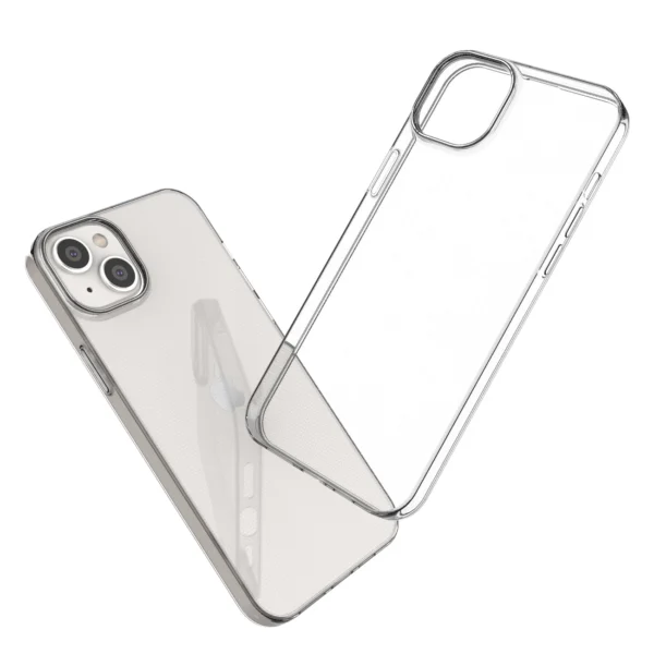 Gel case cover for Ultra Clear 0.5mm iPhone 14 Max transparent