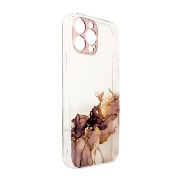 Marble Case for Xiaomi Redmi Note 11 Gel Cover Marble Brown