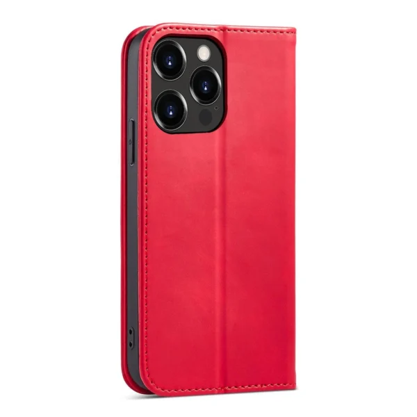 Magnet Fancy Case case for iPhone 14 flip cover wallet stand red