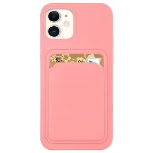 Card Case Silicone Cover Wallet with Card Slot Documents for Xiaomi Redmi Note 11 Pro+ 5G / 11 Pro (China) Pink