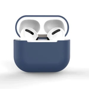 Case for AirPods 2 / AirPods 1 silicone soft cover for headphones blue (case C)