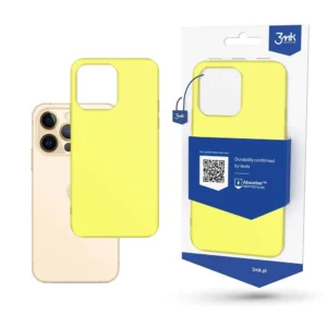 Case for iPhone 13 Pro Max from the 3mk Matt Case series – lime green