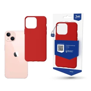 Case for iPhone 14 from the 3mk Matt Case series – red