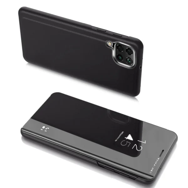 Clear View Case cover for Samsung Galaxy A22 5G black