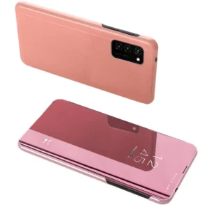 Clear View Case cover for Samsung Galaxy A72 4G pink