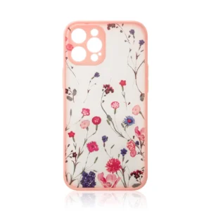 Design Case for iPhone 12 Pro Max flower pink