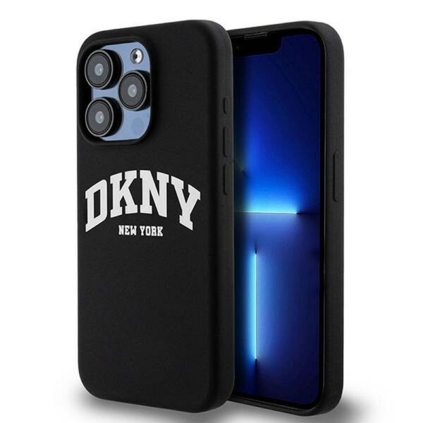 DKNY case for IPHONE 13 Pro compatible with MagSafe DKHMP13LSNYACH  black